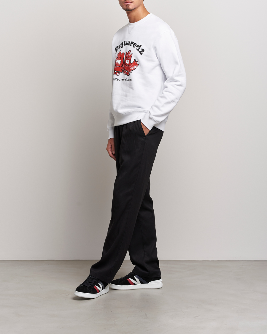 Herren | Pullover | Dsquared2 | Cool Fit Crew Neck Sweatshirt White