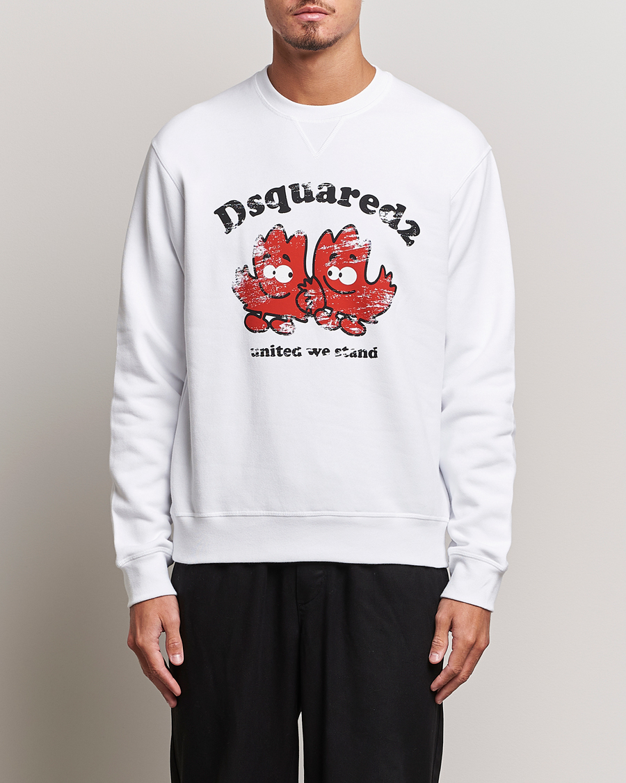 Herren | Pullover | Dsquared2 | Cool Fit Crew Neck Sweatshirt White