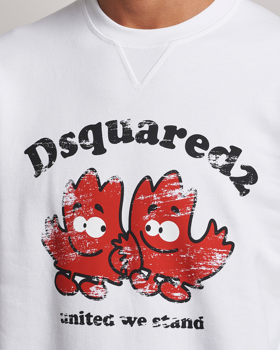 Herren | Pullover | Dsquared2 | Cool Fit Crew Neck Sweatshirt White