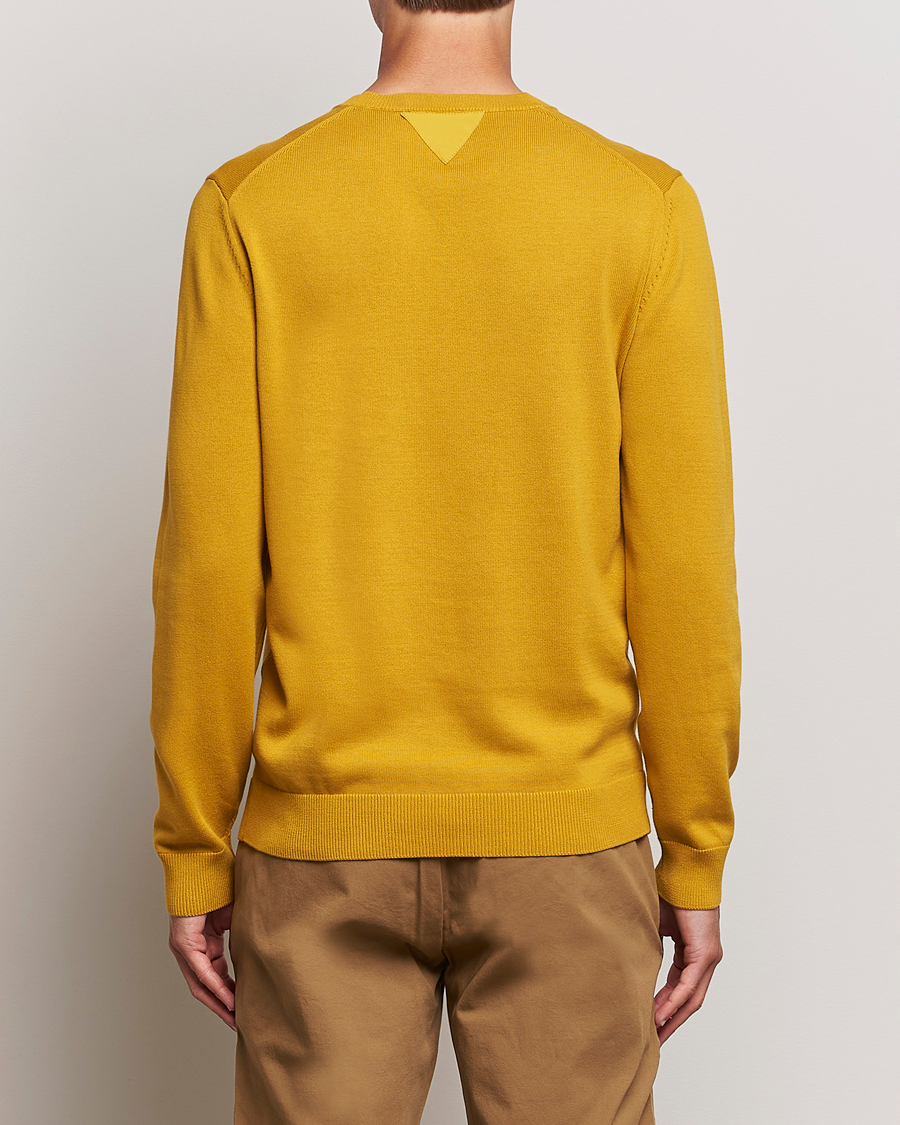 Herren | Pullover | Aeronautica Militare | Cotton Knitted Crew Neck Yellow
