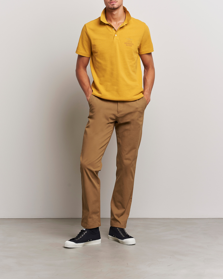 Herren | Poloshirts | Aeronautica Militare | PO1705 Polo Yellow