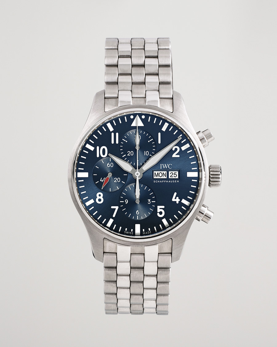 Herren | IWC Pre-Owned Le petit Steel IW3777-17 Blue | IWC Pre-Owned | Le petit Steel IW3777-17 Blue