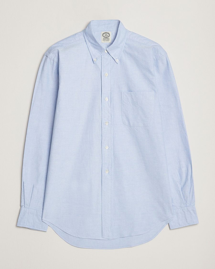 Herren | Hemden | Kamakura Shirts | Vintage Ivy Oxford Button Down Shirt Light Blue