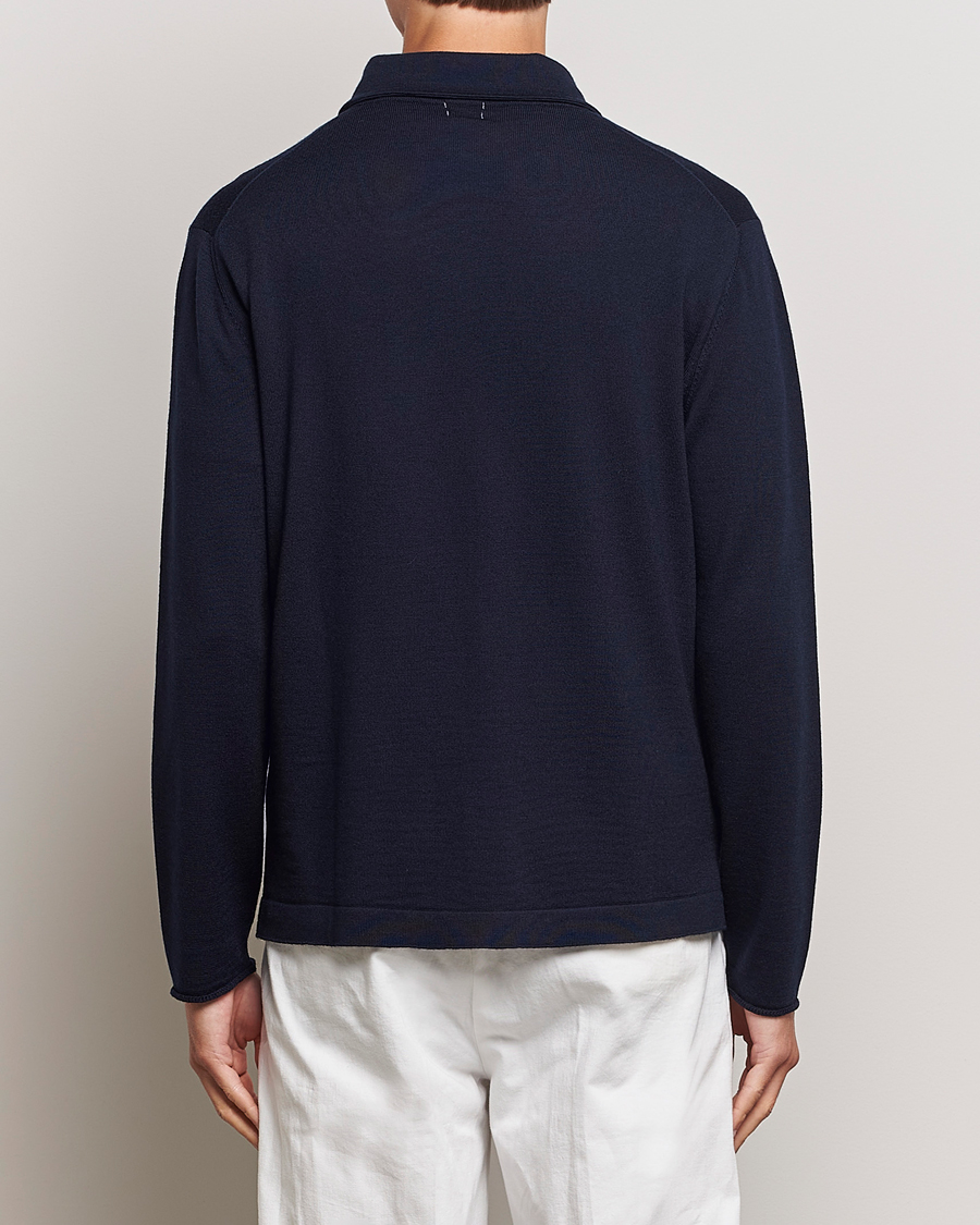 Herren | Pullover | Massimo Alba | Shawl Collar Cardigan Navy