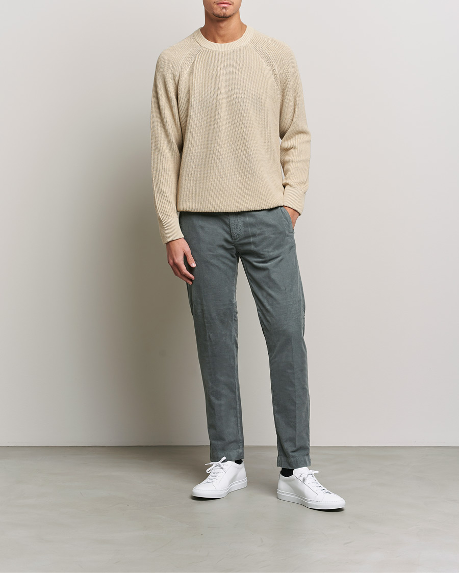 Herren | Hosen | Massimo Alba | Baby Corduroy Trousers Smoke