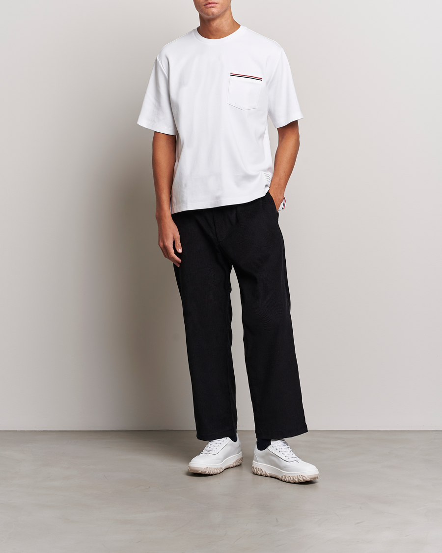 Herren | T-Shirts | Thom Browne | Short Sleeve Pocket T-Shirt White
