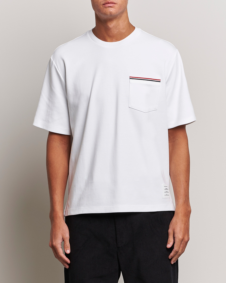 Herren | T-Shirts | Thom Browne | Short Sleeve Pocket T-Shirt White