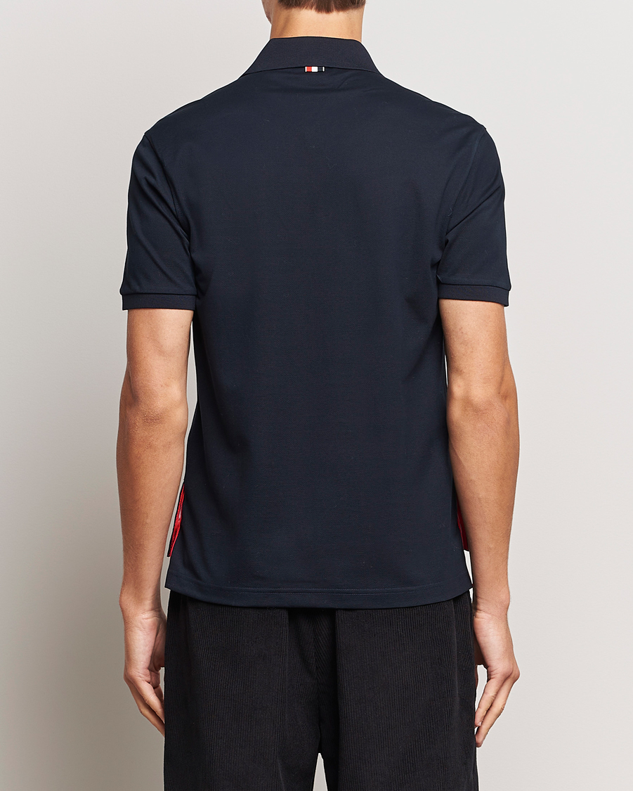 Herren | Poloshirts | Thom Browne | Mercerized Piquet Polo Navy