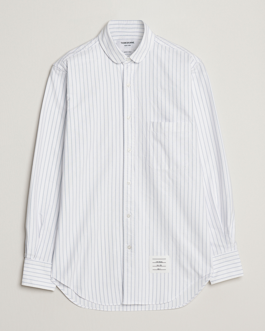 Herren | Hemden | Thom Browne | Oxford Pinstripe Shirt Light Blue