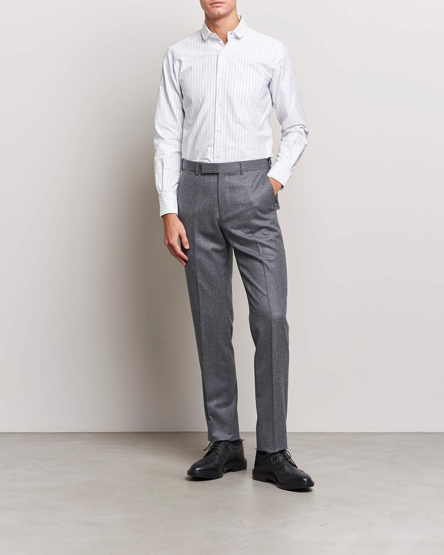 Herren | Hemden | Thom Browne | Oxford Pinstripe Shirt Light Blue