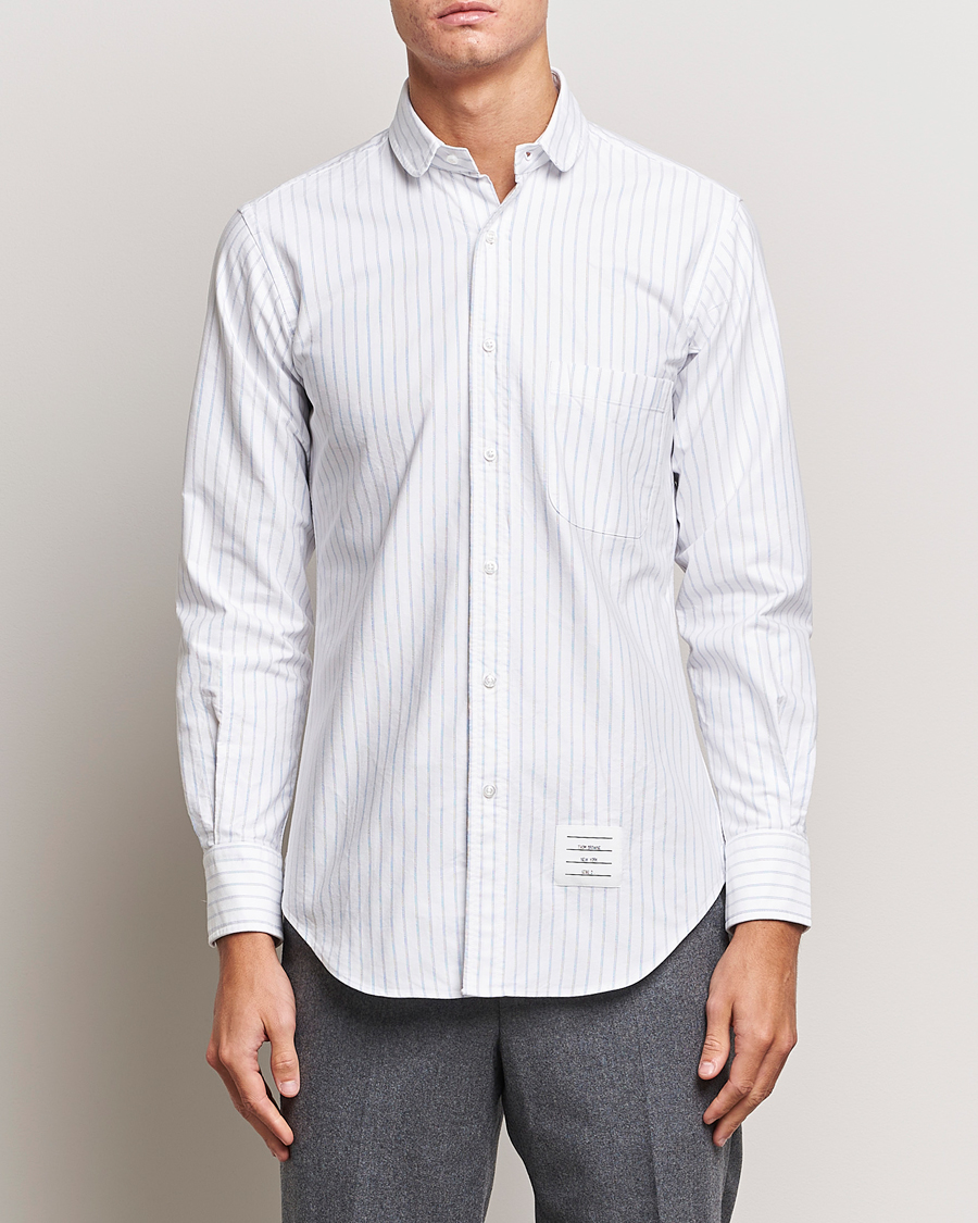 Herren | Hemden | Thom Browne | Oxford Pinstripe Shirt Light Blue