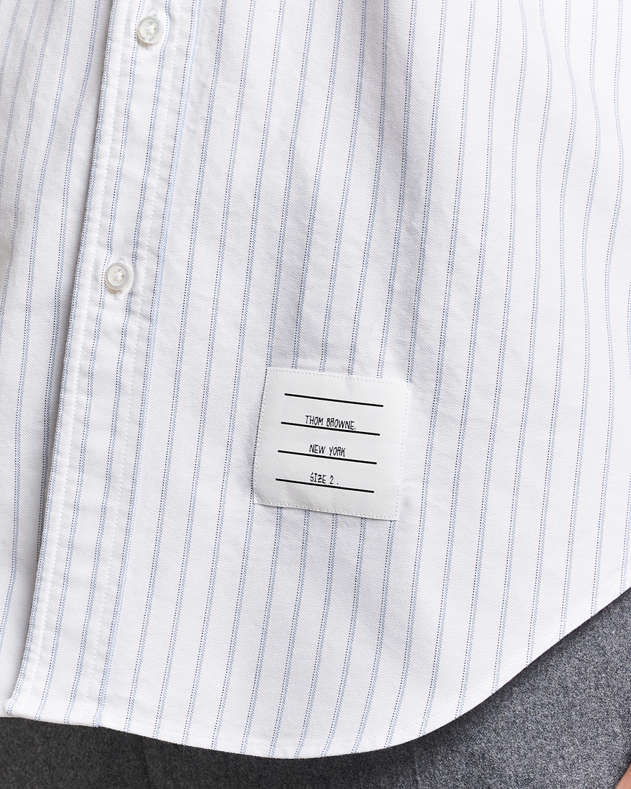 Herren | Hemden | Thom Browne | Oxford Pinstripe Shirt Light Blue