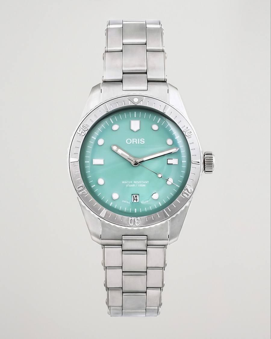 Herren | Oris Divers Sixty-Five 38,5mm Cotton Candy Light Green | Oris | Divers Sixty-Five 38,5mm Cotton Candy Light Green