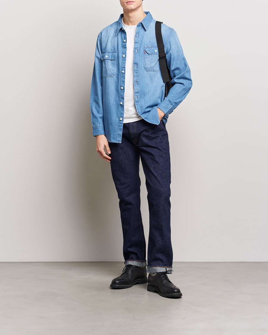 Herren | Hemden | Levi's | Jackson Worker Shirt Franklin Light Wash