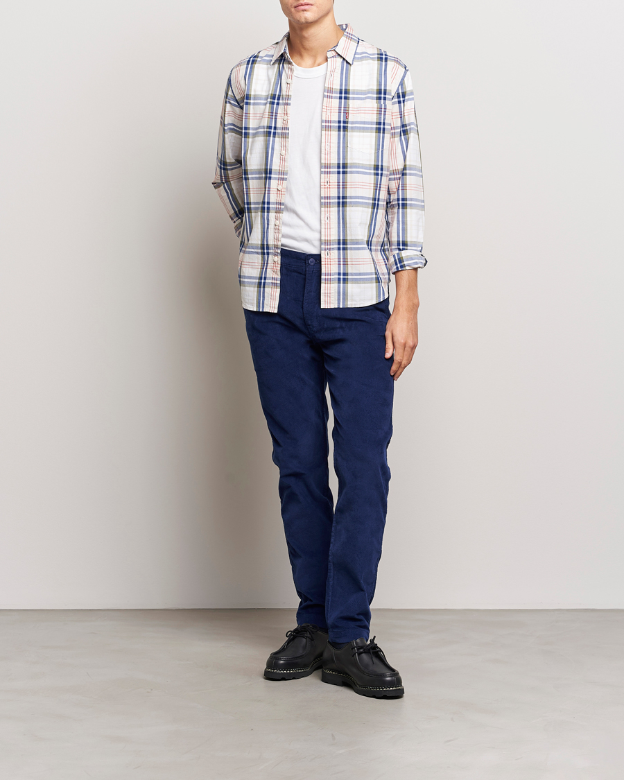 Herren | Hosen | Levi's | Garment Dyed Stretch Corduroy Chino Ocean Cavern