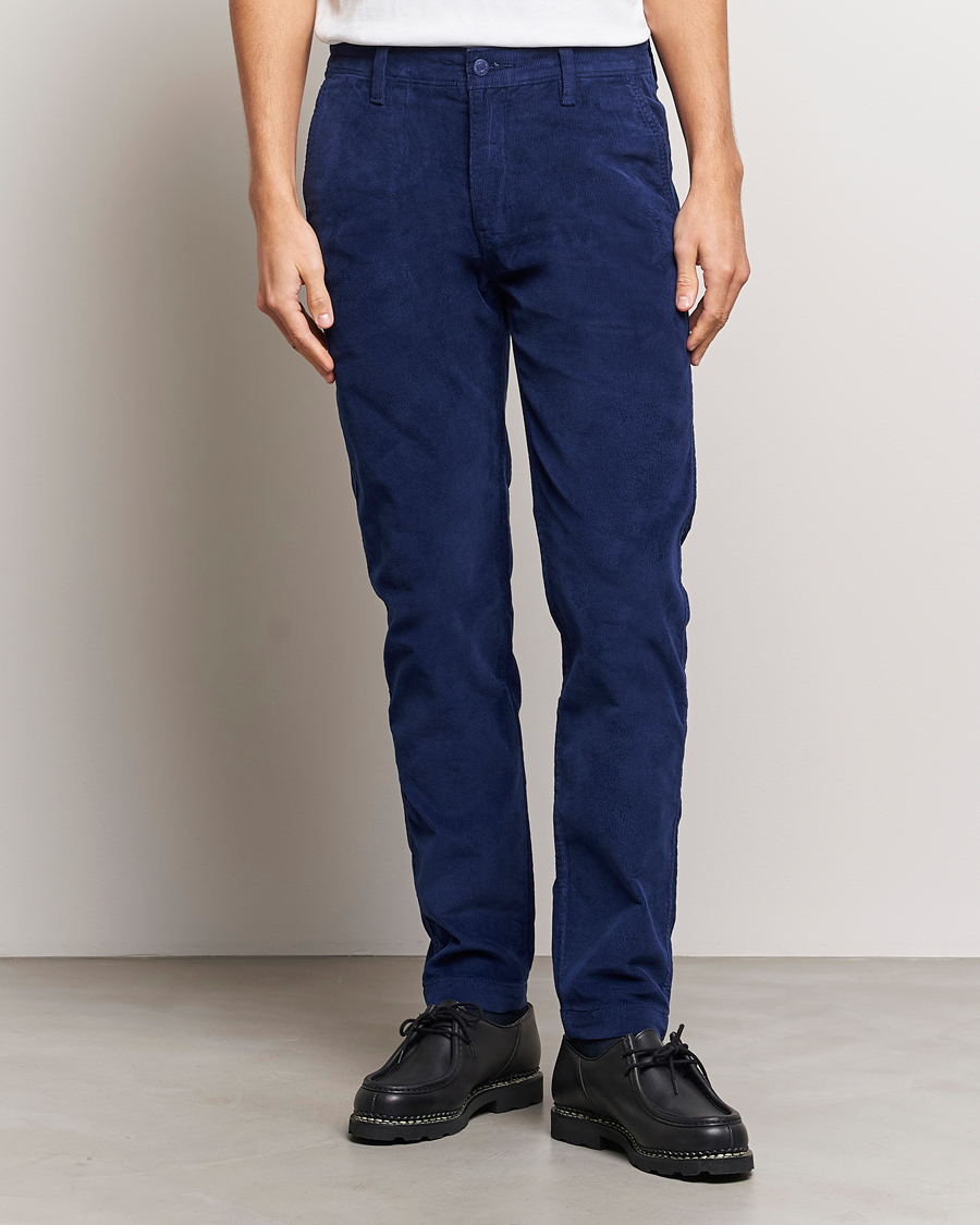 Herren | Hosen | Levi's | Garment Dyed Stretch Corduroy Chino Ocean Cavern