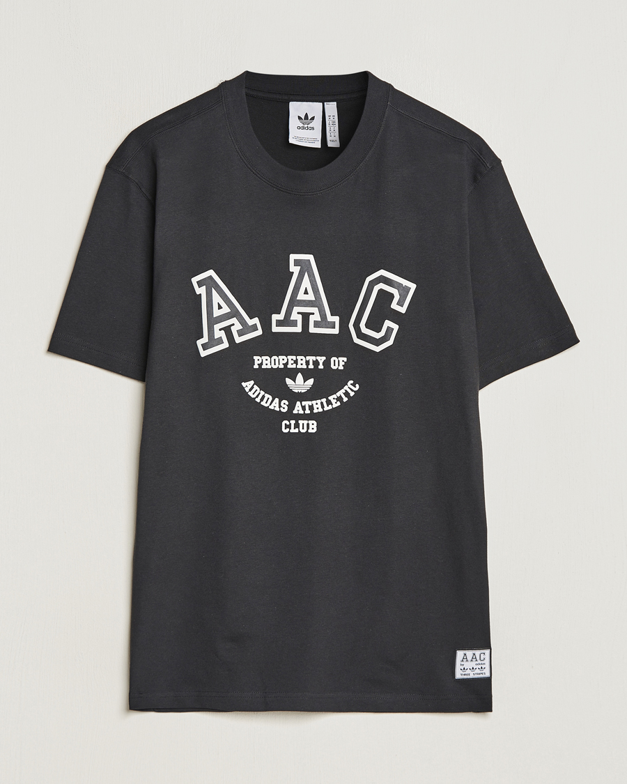 Herren | T-Shirts | adidas Originals | Hack Logo Crew Neck T-Shirt Black