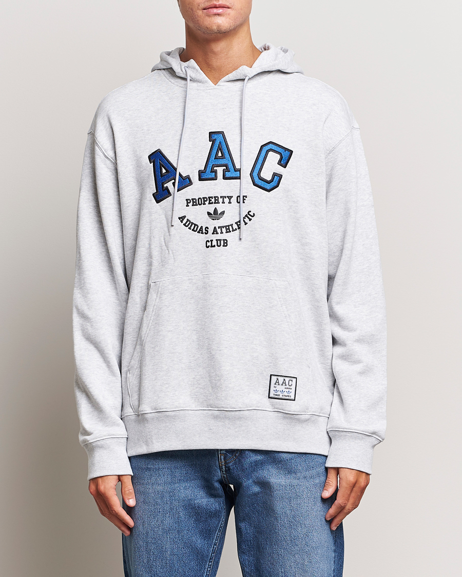 Herren | Pullover | adidas Originals | Hack Logo Hoodie Light Grey