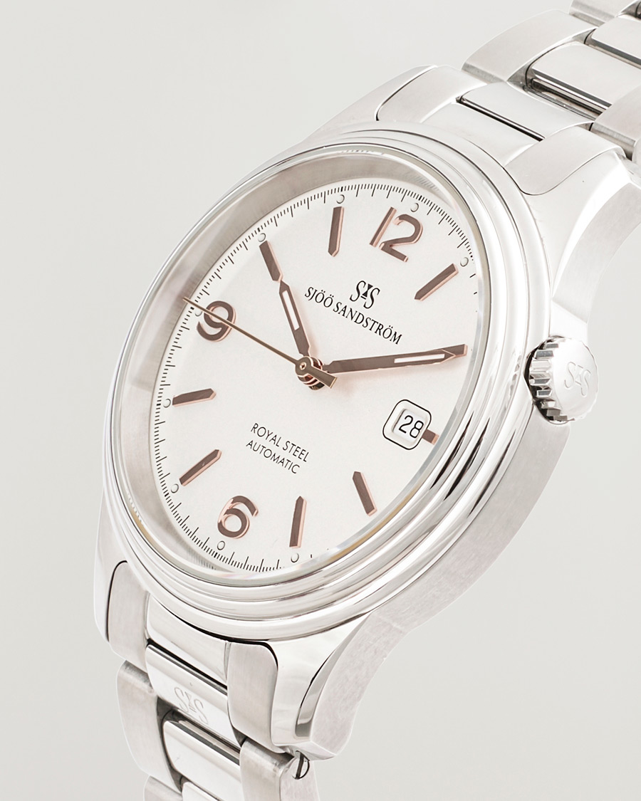 Herren | Sjöö Sandström Pre-Owned Royal Steel Classic 41mm | Sjöö Sandström Pre-Owned | Royal Steel Classic 41mm