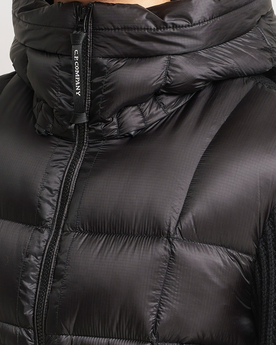 Herren | Jacken | C.P. Company | Merino Wool Padded Hybrid Hood Jacket Black