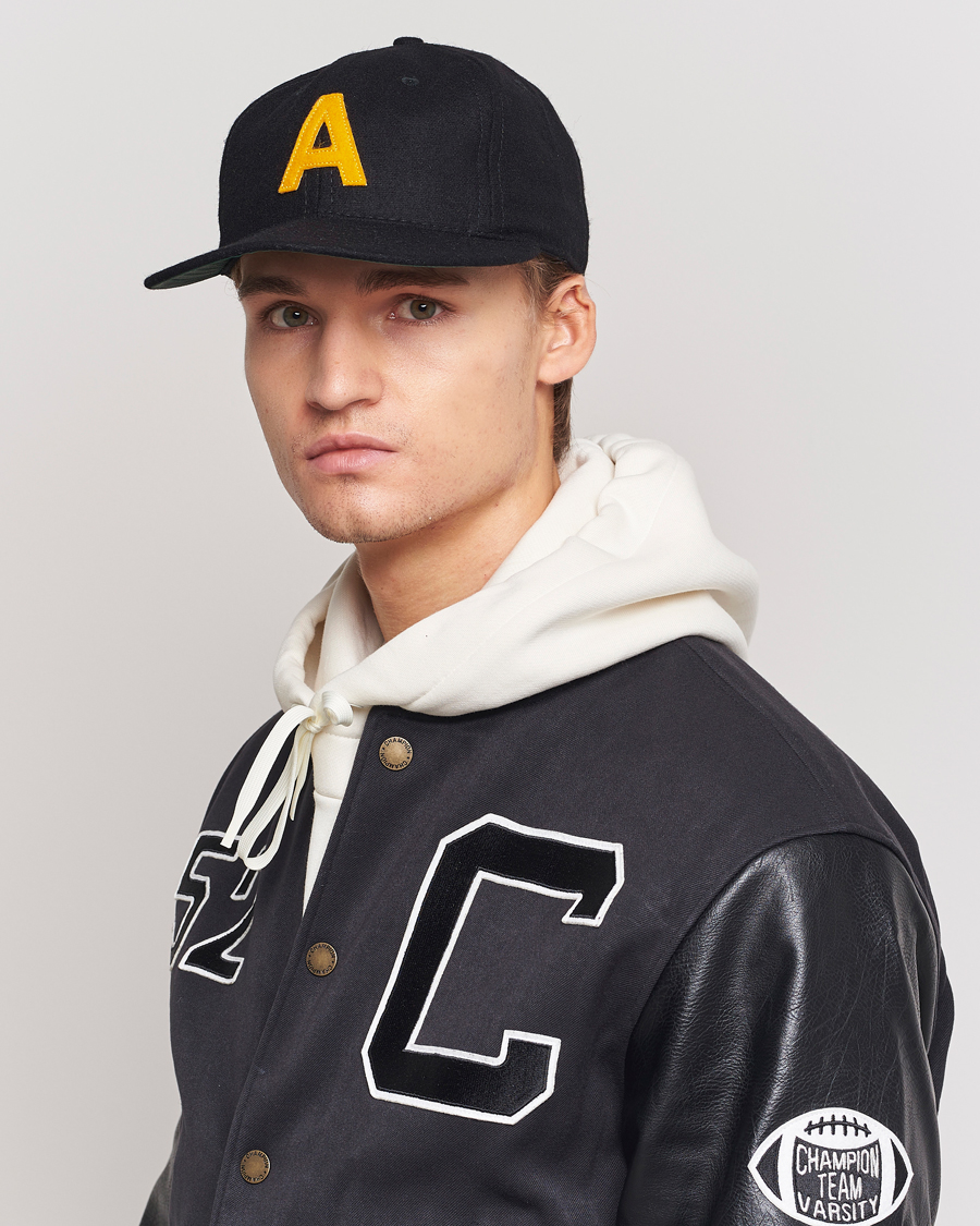 Herren | Ebbets Field Flannels Made in USA Army 1957 Vintage Ballcap Black | Ebbets Field Flannels | Made in USA Army 1957 Vintage Ballcap Black