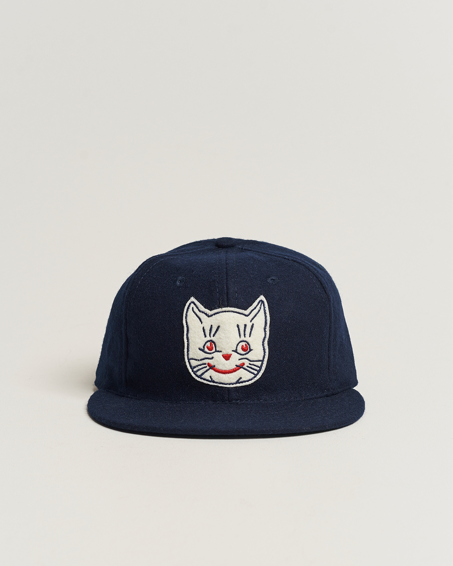 Herren | Ebbets Field Flannels Made in USA Kansas City Katz 1961 Vintage Ballcap Navy | Ebbets Field Flannels | Made in USA Kansas City Katz 1961 Vintage Ballcap Navy