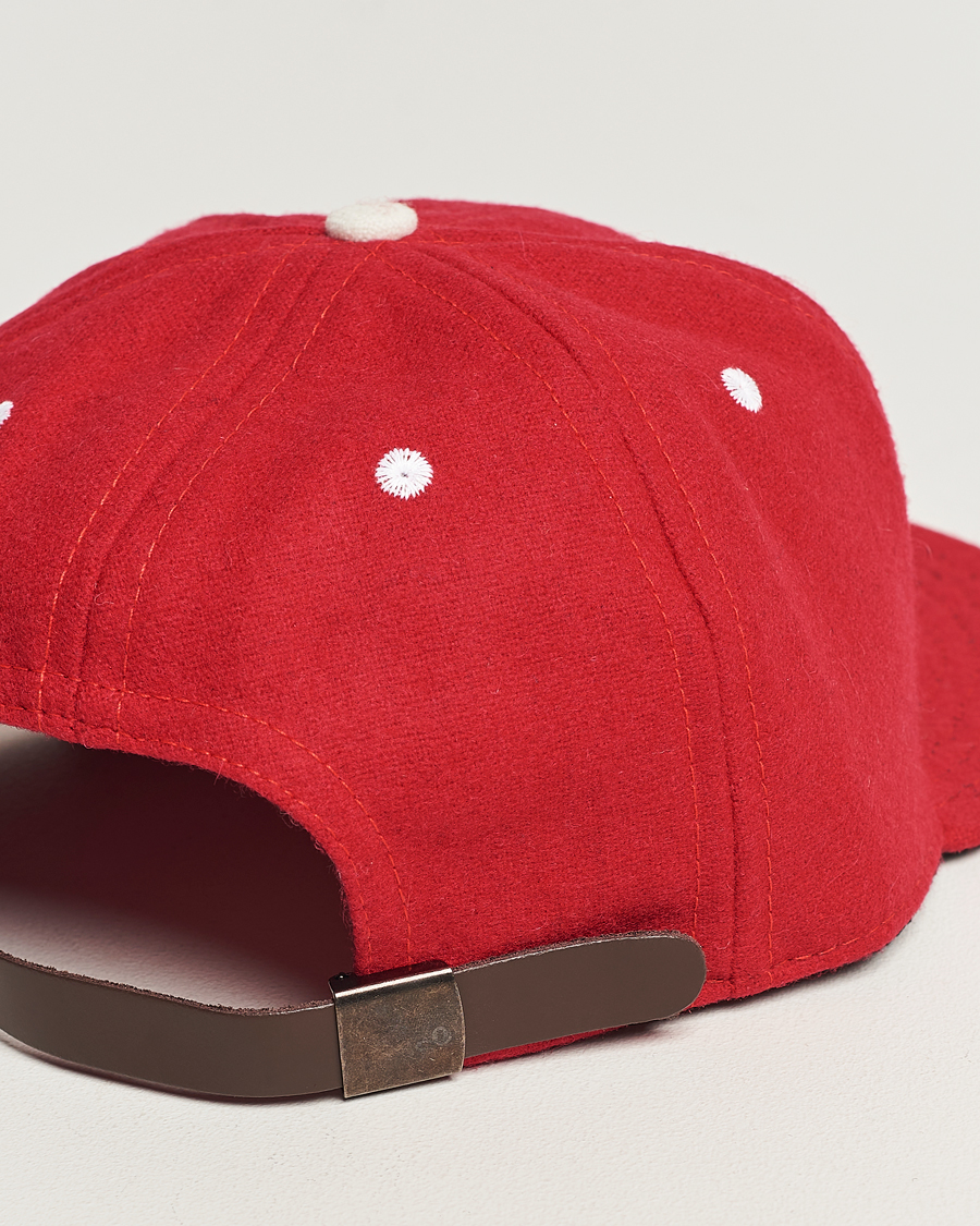 Herren | Ebbets Field Flannels Made in USA Seattle Rainiers 1955 Vintage Ballcap Red | Ebbets Field Flannels | Made in USA Seattle Rainiers 1955 Vintage Ballcap Red
