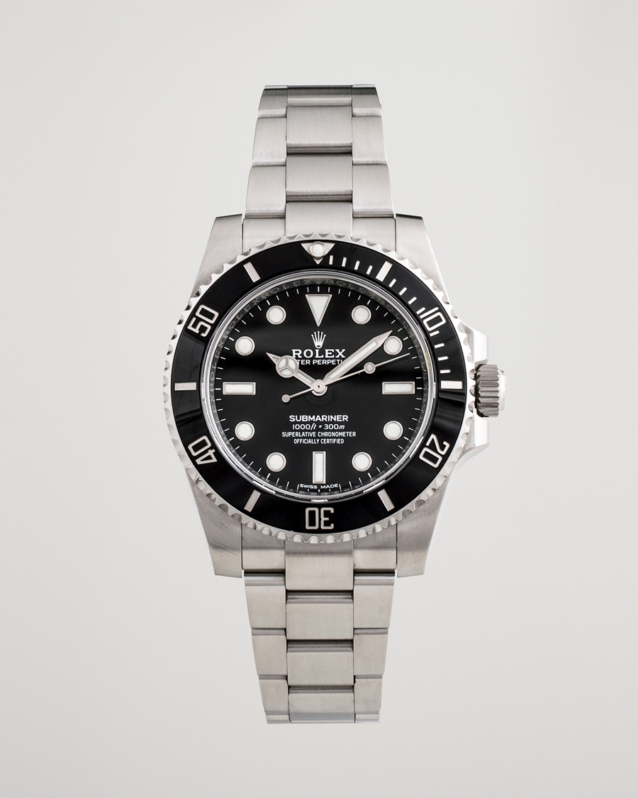 Herren | Rolex Pre-Owned Submariner 114060 Oyster Perpetual Steel Black | Rolex Pre-Owned | Submariner 114060 Oyster Perpetual Steel Black