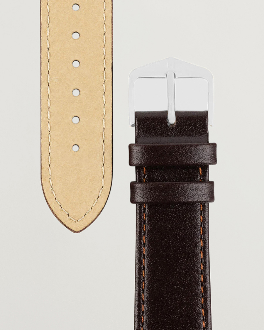 Herren |  | HIRSCH | Osiris Calf Leather Watch Strap Brown