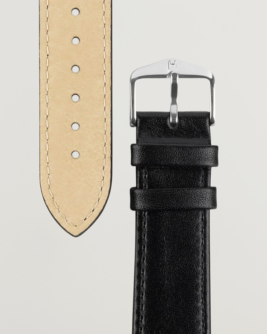 Herren |  | HIRSCH | Osiris Calf Leather Watch Strap Black