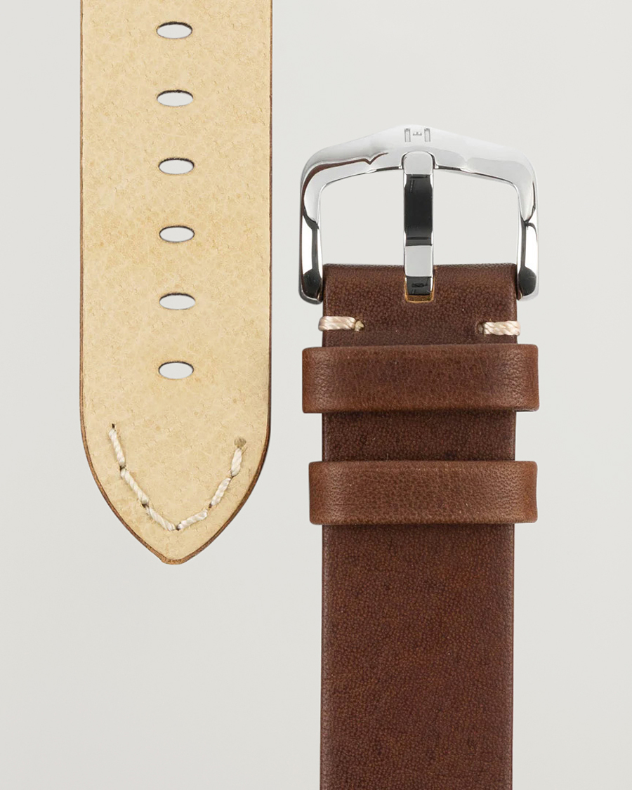 Herren | HIRSCH | HIRSCH | Ranger Retro Leather Watch Strap Golden Brown