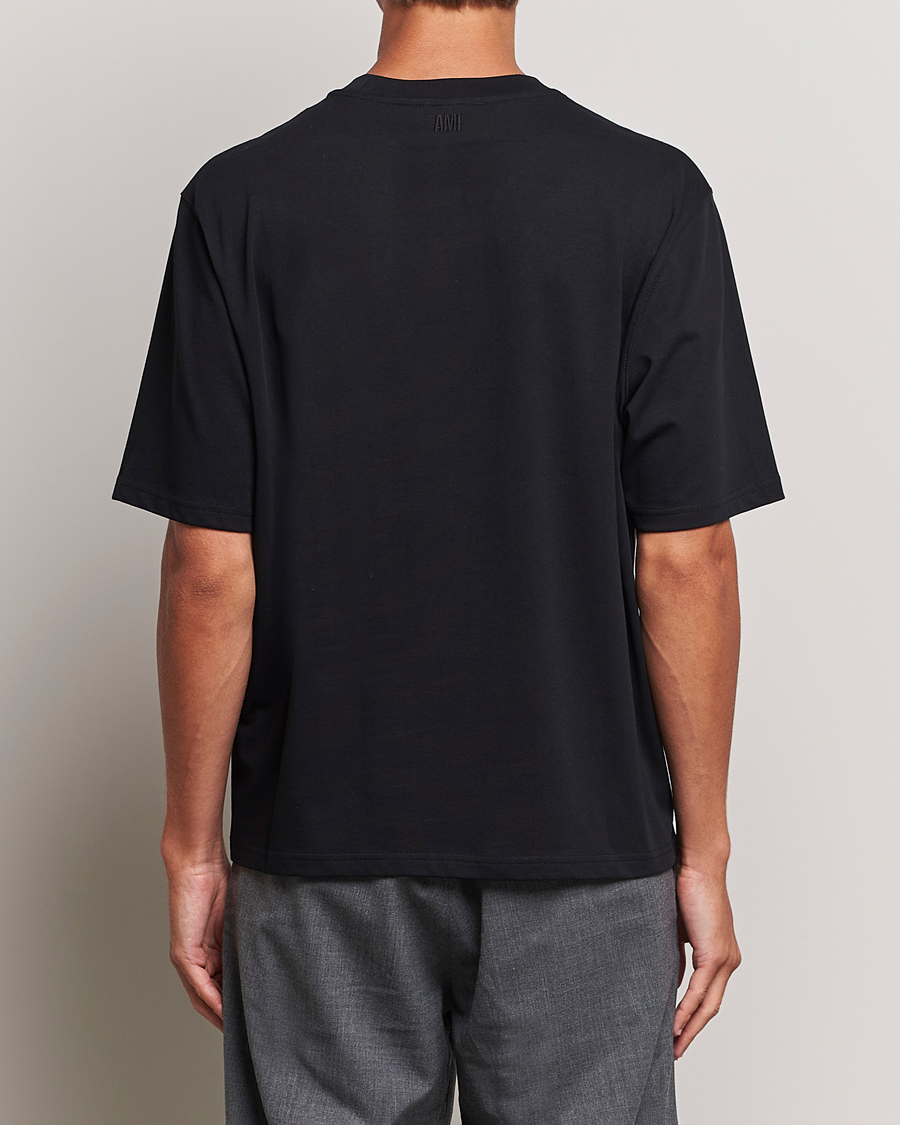 Herren | T-Shirts | AMI | Heart Logo T-Shirt Black