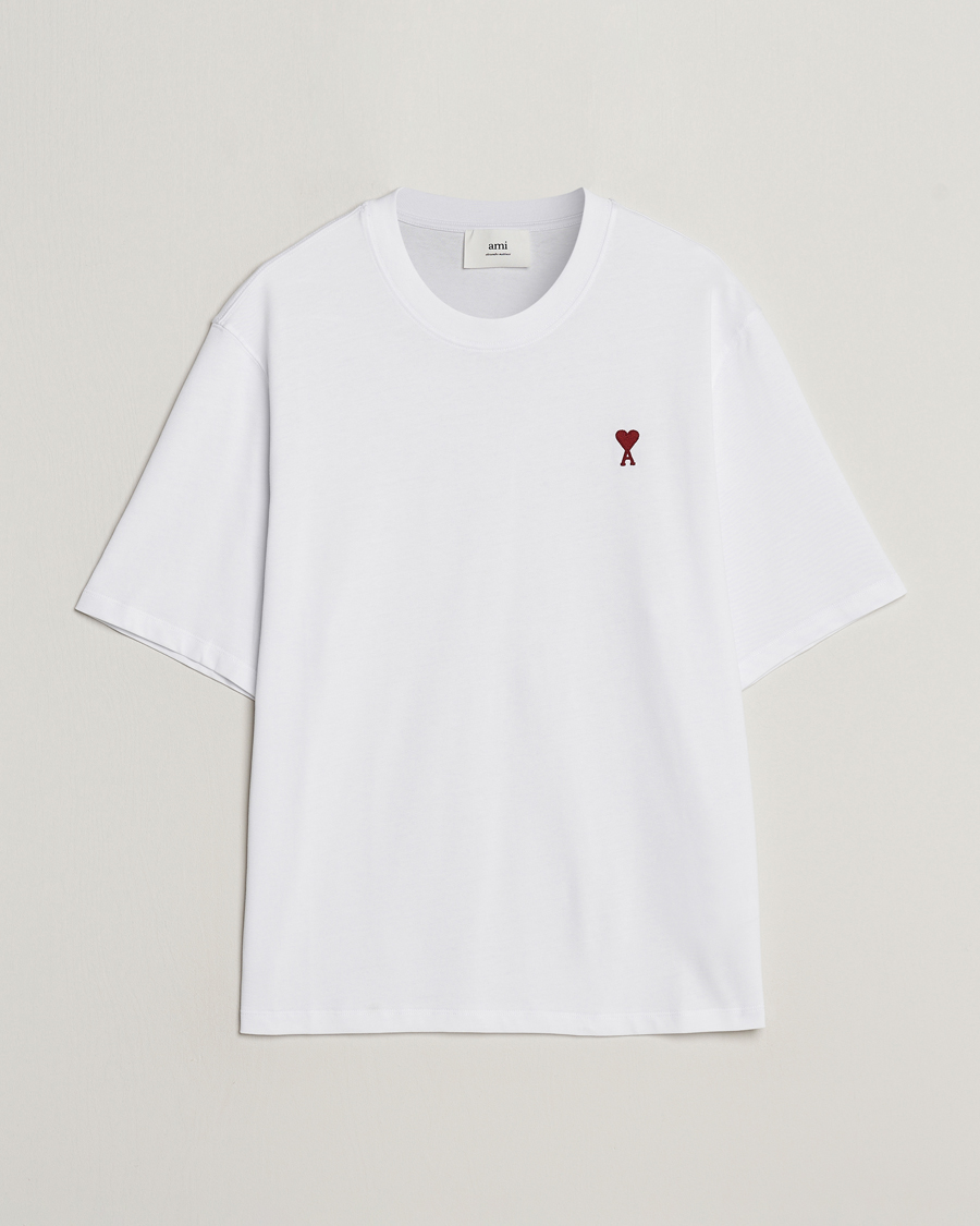 Herren | T-Shirts | AMI | Heart Logo T-Shirt White