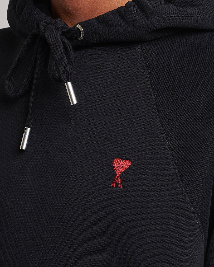 Herren | Pullover | AMI | Heart Logo Hoodie Black