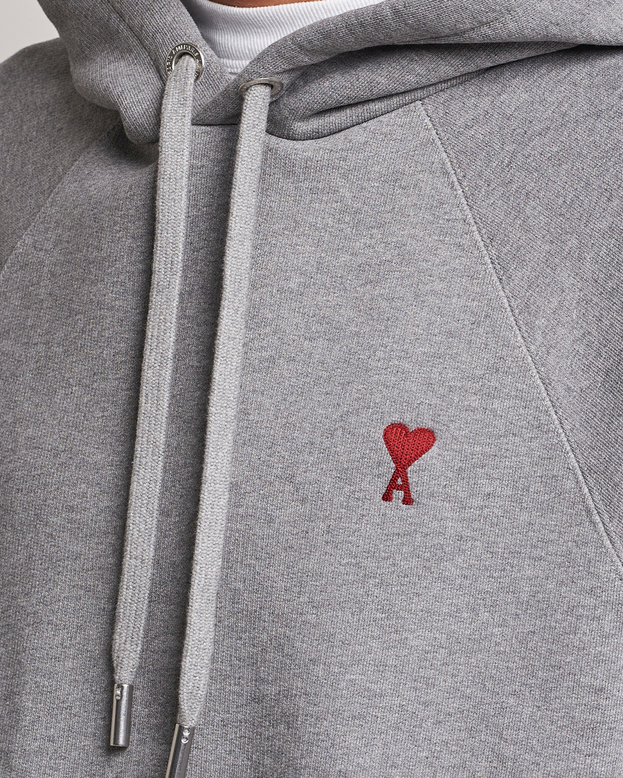 Herren | Pullover | AMI | Heart Logo Hoodie Heather Grey