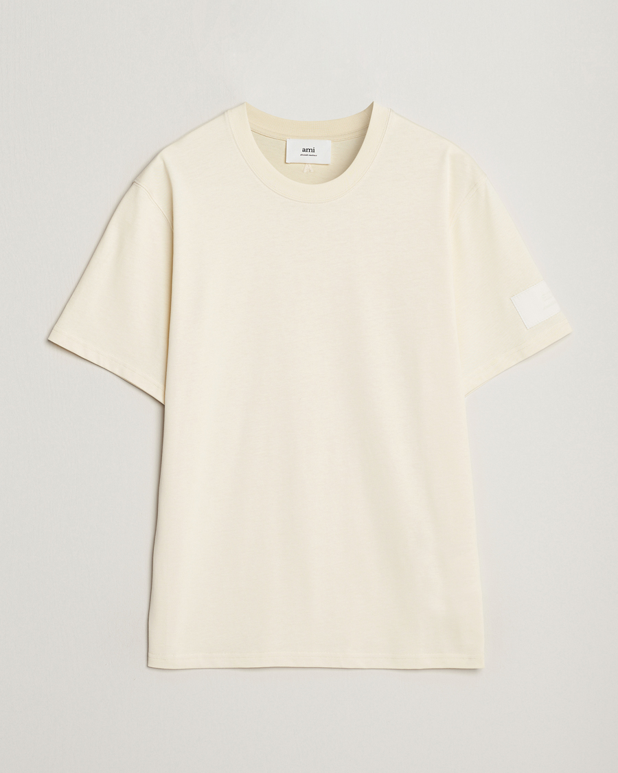 Herren | T-Shirts | AMI | Fade Out Crew Neck T-Shirt Ivory