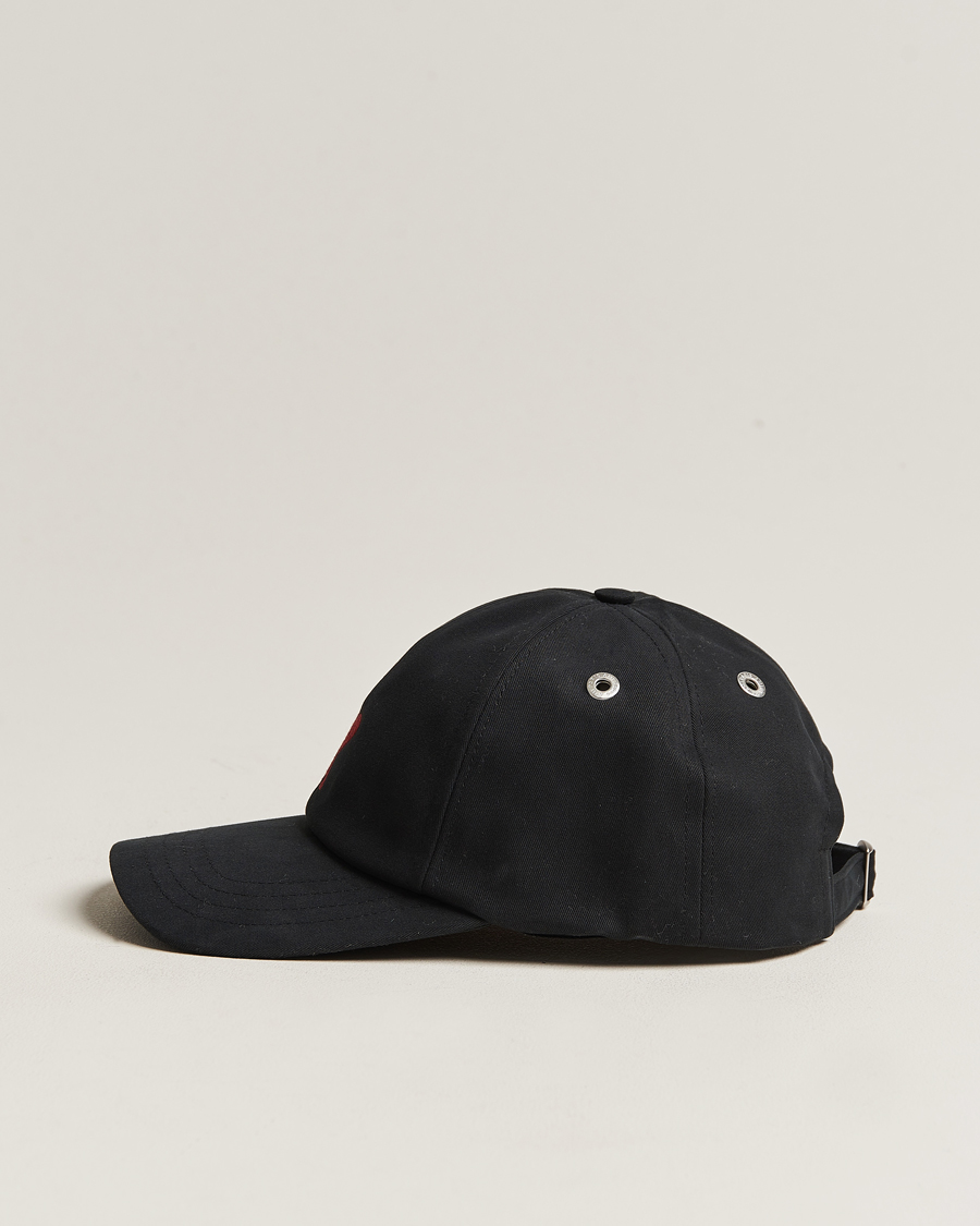 Herren | AMI Heart Logo Cap Black | AMI | Heart Logo Cap Black