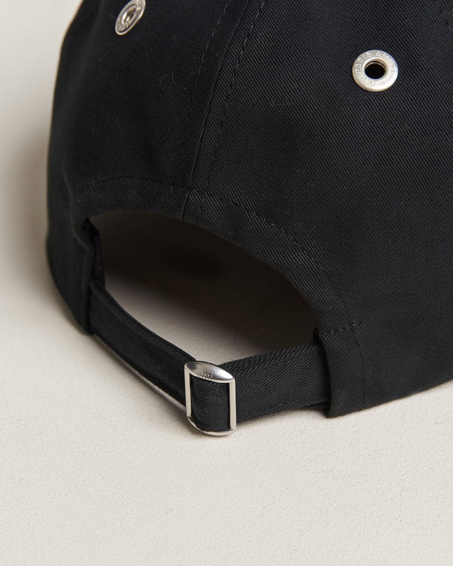 Herren | AMI Heart Logo Cap Black | AMI | Heart Logo Cap Black