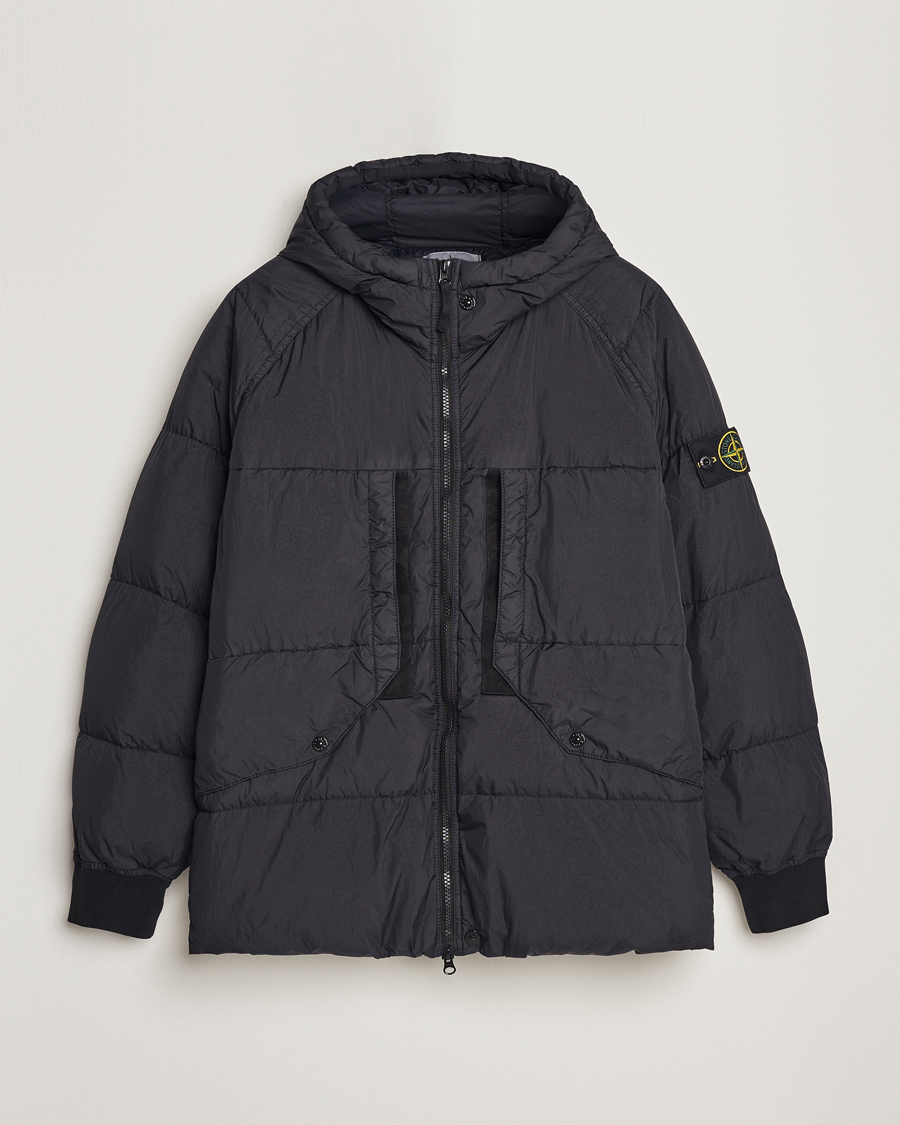 Herren | Jacken | Stone Island | Garment Dyed Recycled Nylon Down Jacket Black
