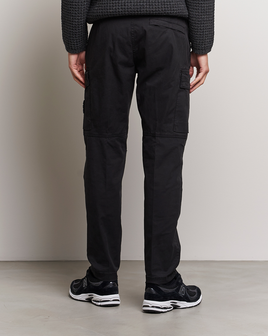 Herren | Hosen | Stone Island | Stretch Cotton Gabardine Trousers Black