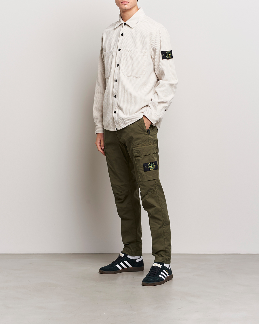 Herren | Hosen | Stone Island | Stretch Cotton Gabardine Trousers Olive