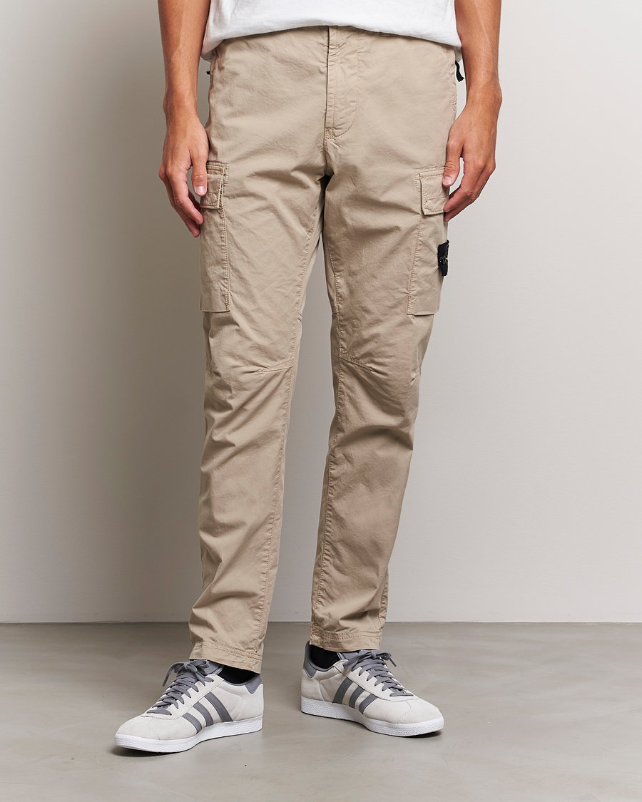 Herren | Hosen | Stone Island | Stretch Cotton Gabardine Trousers Sand