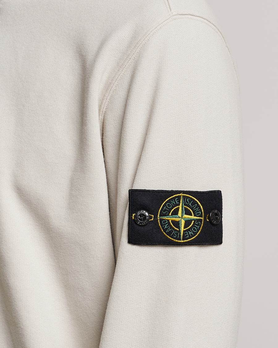 Herren | Pullover | Stone Island | Garment Dyed Fleece Half Zip Plaster