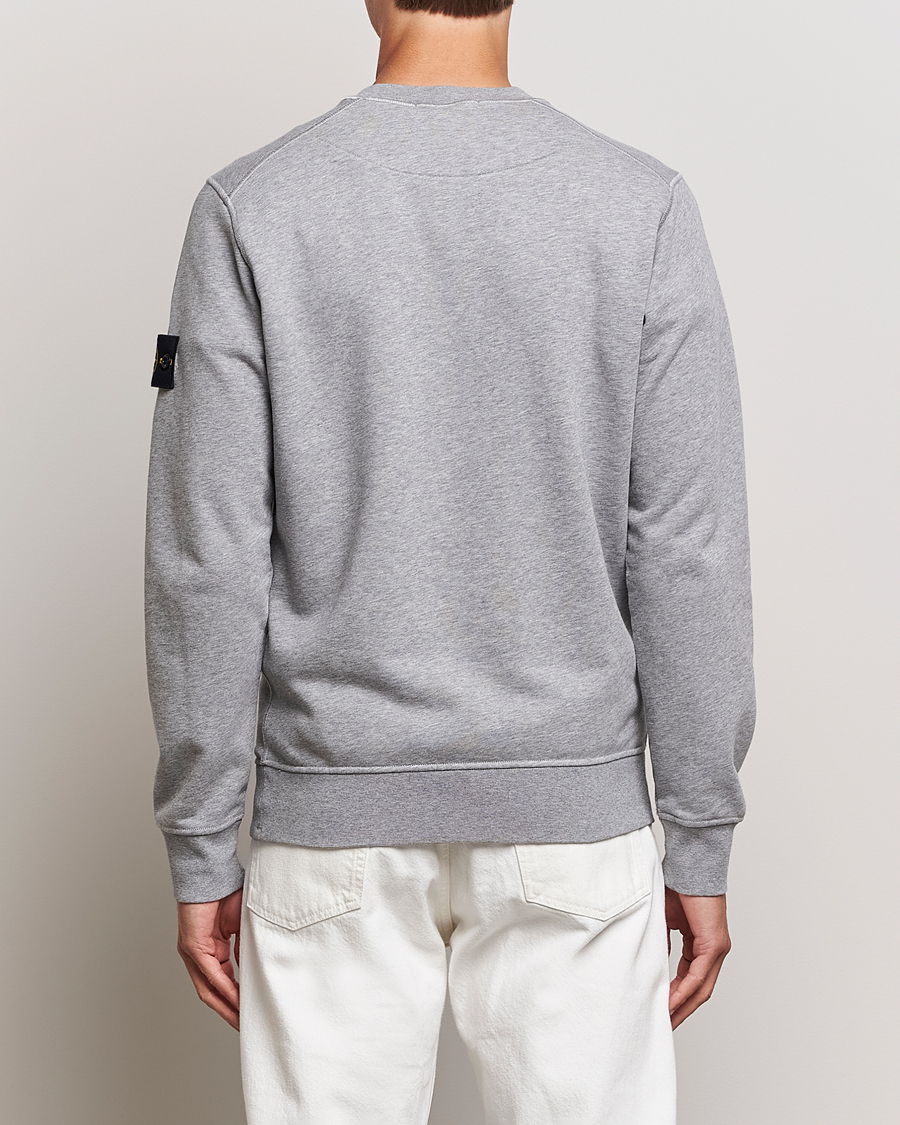 Herren | Pullover | Stone Island | Garment Dyed Fleece Sweatshirt Melange Grey