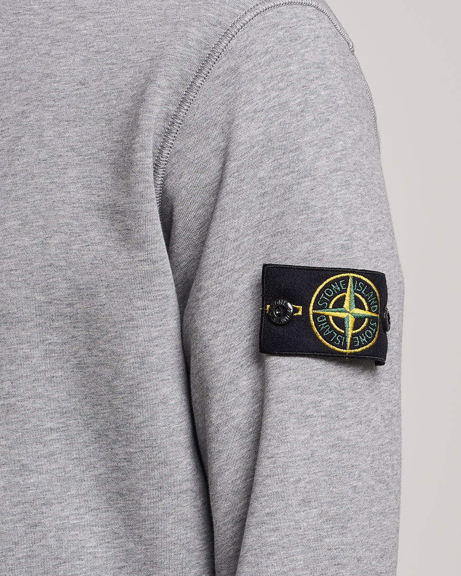 Herren | Pullover | Stone Island | Garment Dyed Fleece Sweatshirt Melange Grey