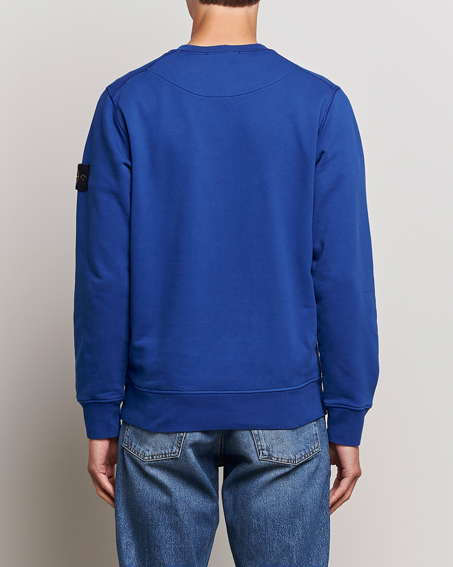 Herren | Pullover | Stone Island | Garment Dyed Fleece Sweatshirt Bright Blue