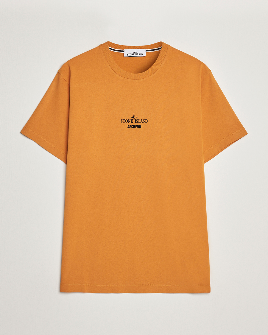 Herren | T-Shirts | Stone Island | Garment Dyed Archivio T-Shirt Rust