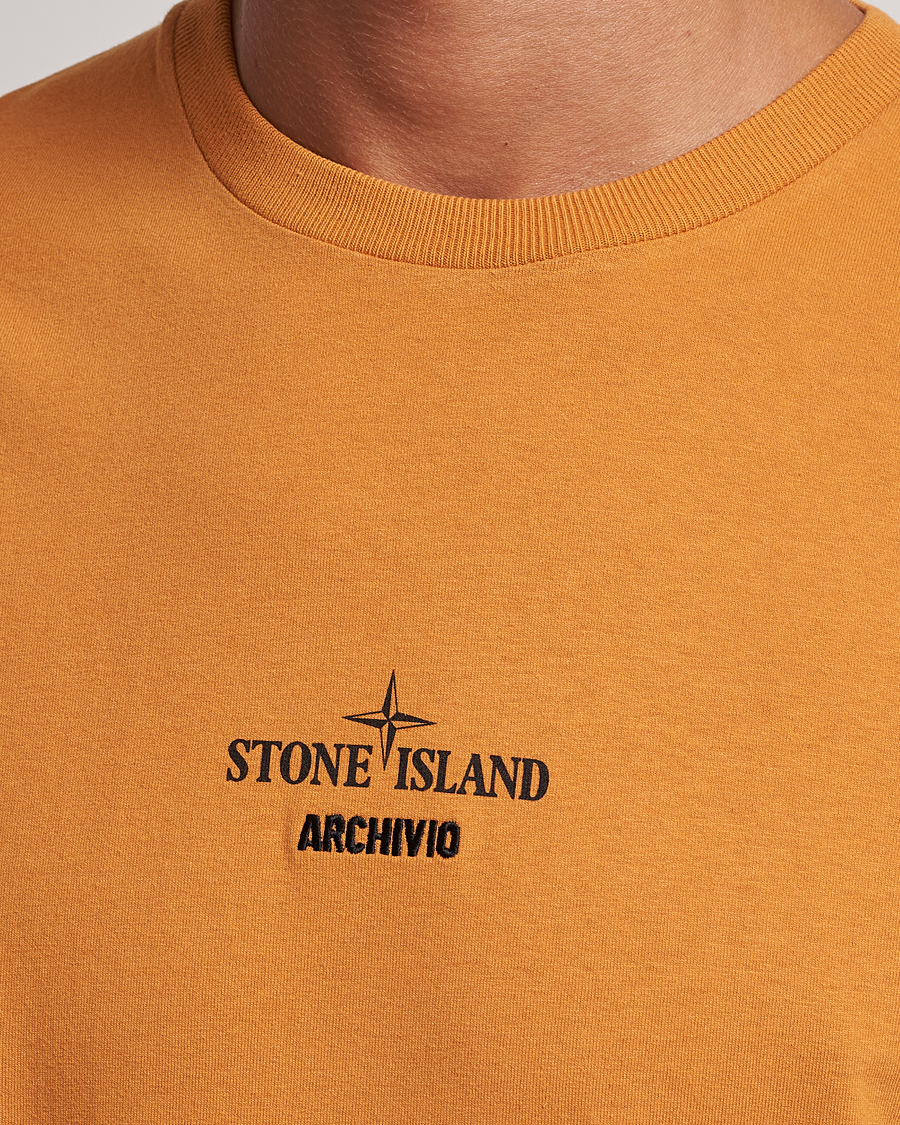 Herren | T-Shirts | Stone Island | Garment Dyed Archivio T-Shirt Rust