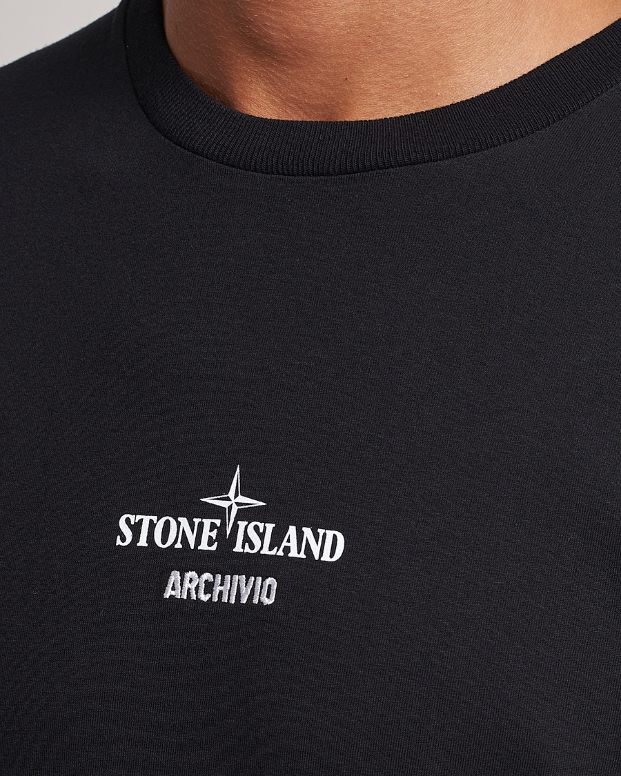 Herren | T-Shirts | Stone Island | Garment Dyed Archivio T-Shirt Black