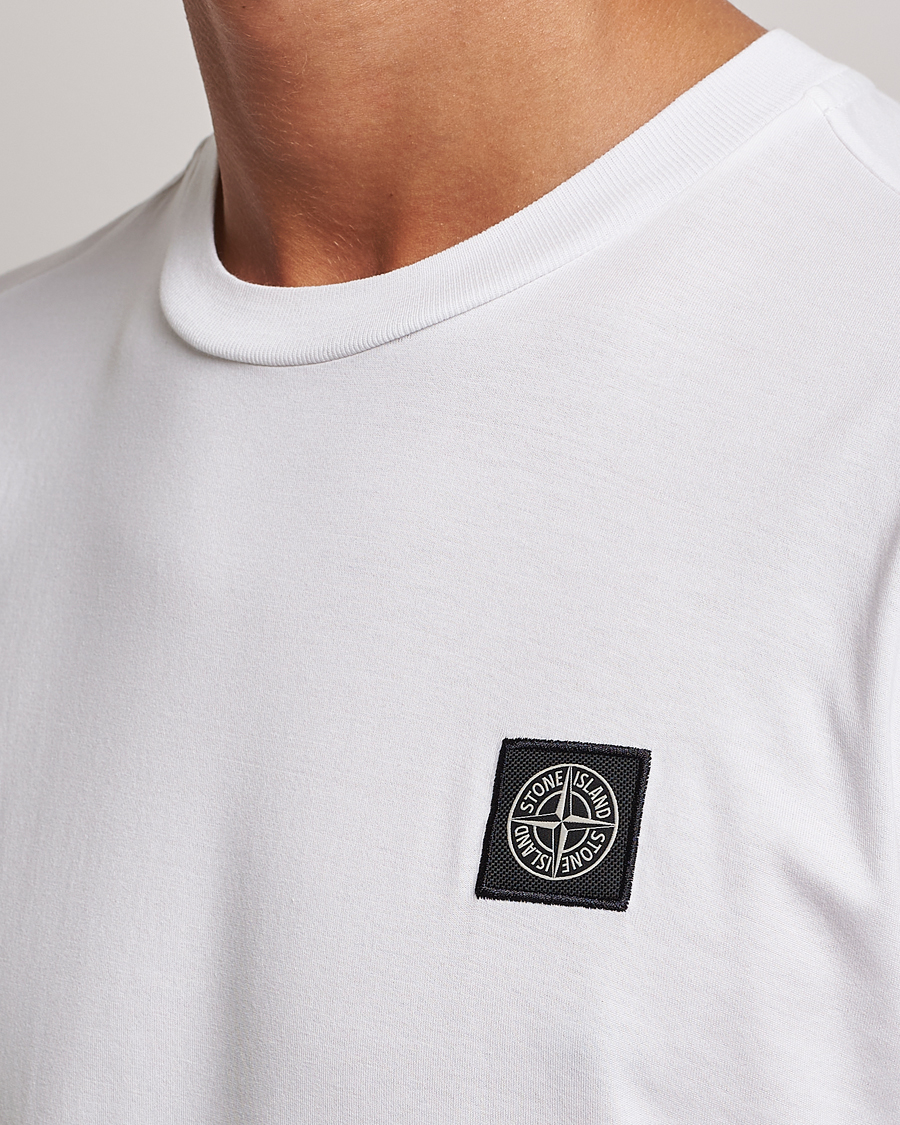 Herren | T-Shirts | Stone Island | Garment Dyed Jersey T-Shirt White
